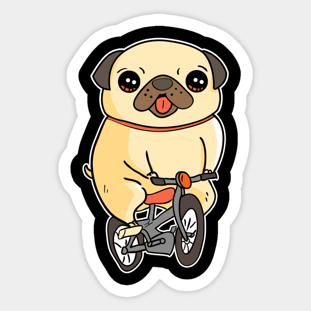 Pug on a bike discount